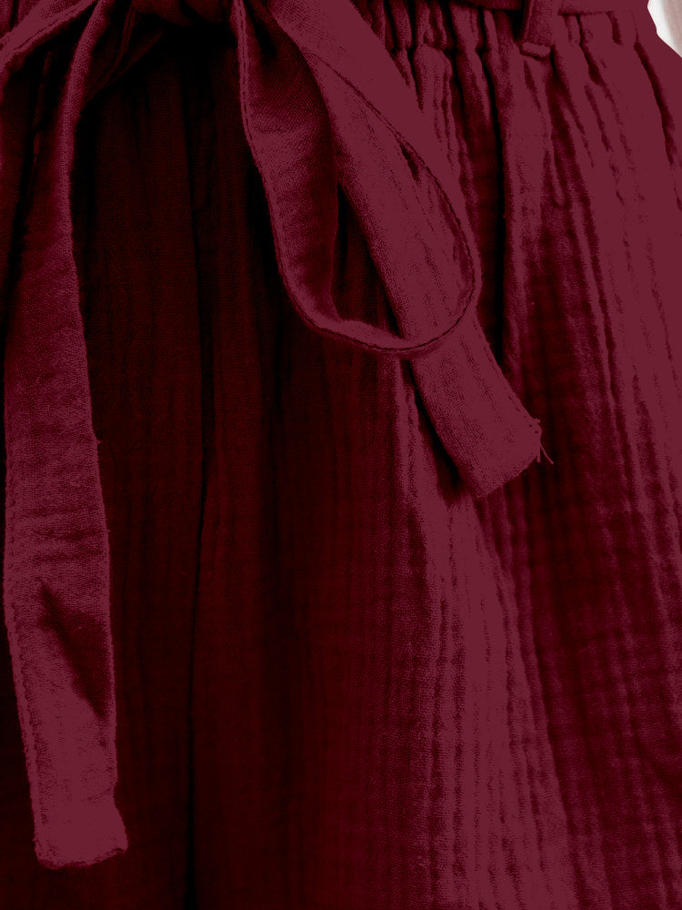 Chic Maroon Shorts for Women | Stylish & Comfortable Summer Fashion