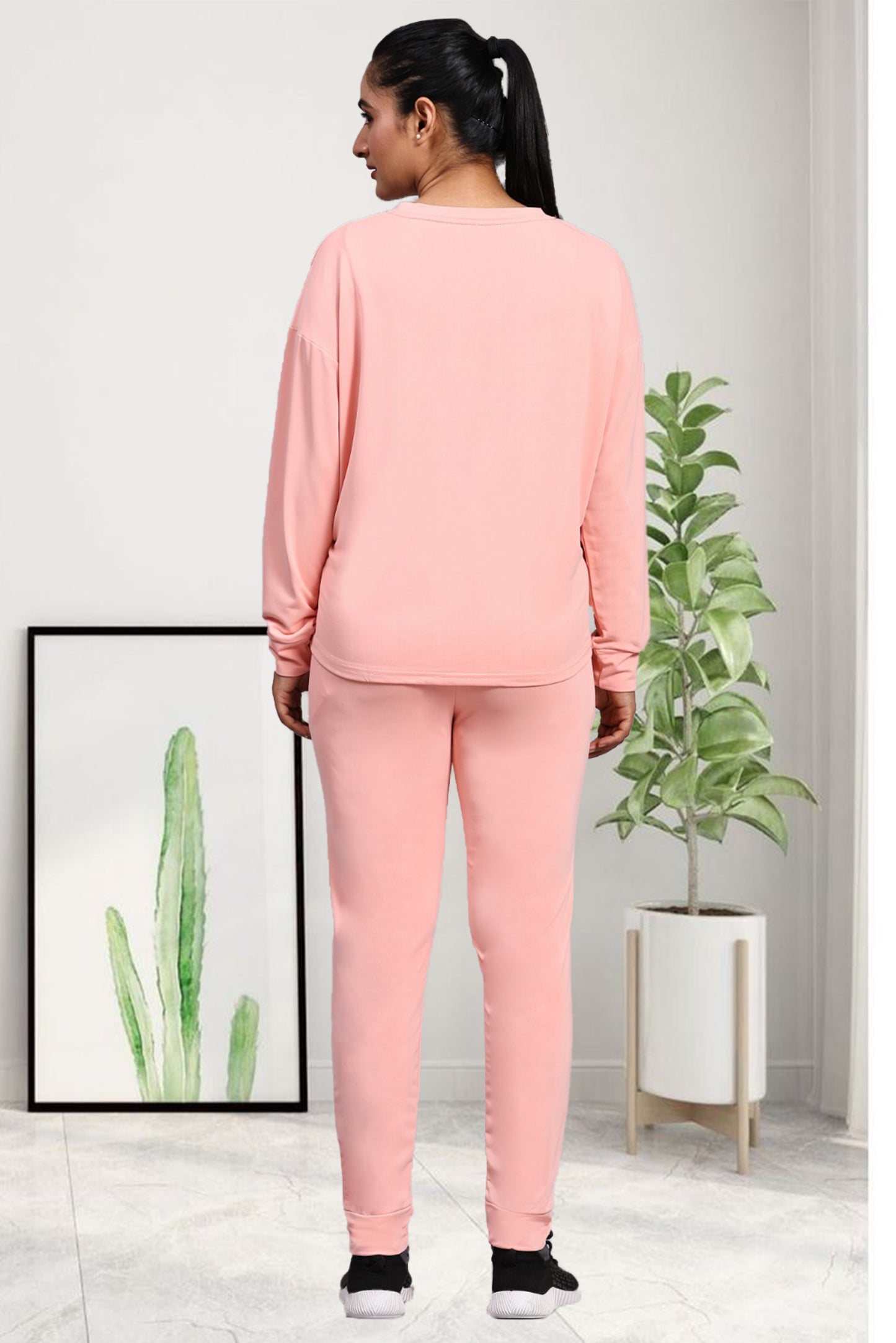 Angel Peach Tracksuit for Women | Elegant & Comfortable Activewear in Soft Peach