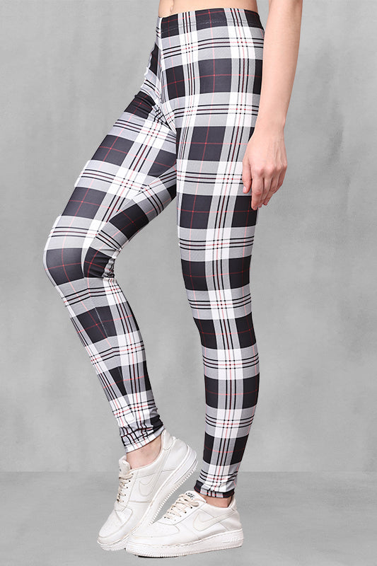 High-Performance Lycra 4-Way Stretch Leggings | Full-Length for Unmatched Comfort & Flexibility