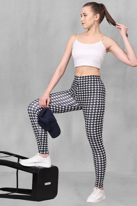 Versatile Lycra 4-Way Stretch Full-Length Leggings | Exceptional Comfort & Flexibility