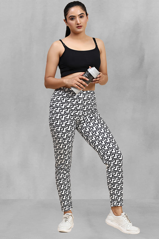 Premium Lycra 4-Way Stretch Full-Length Leggings | Maximum Comfort & Flexibility