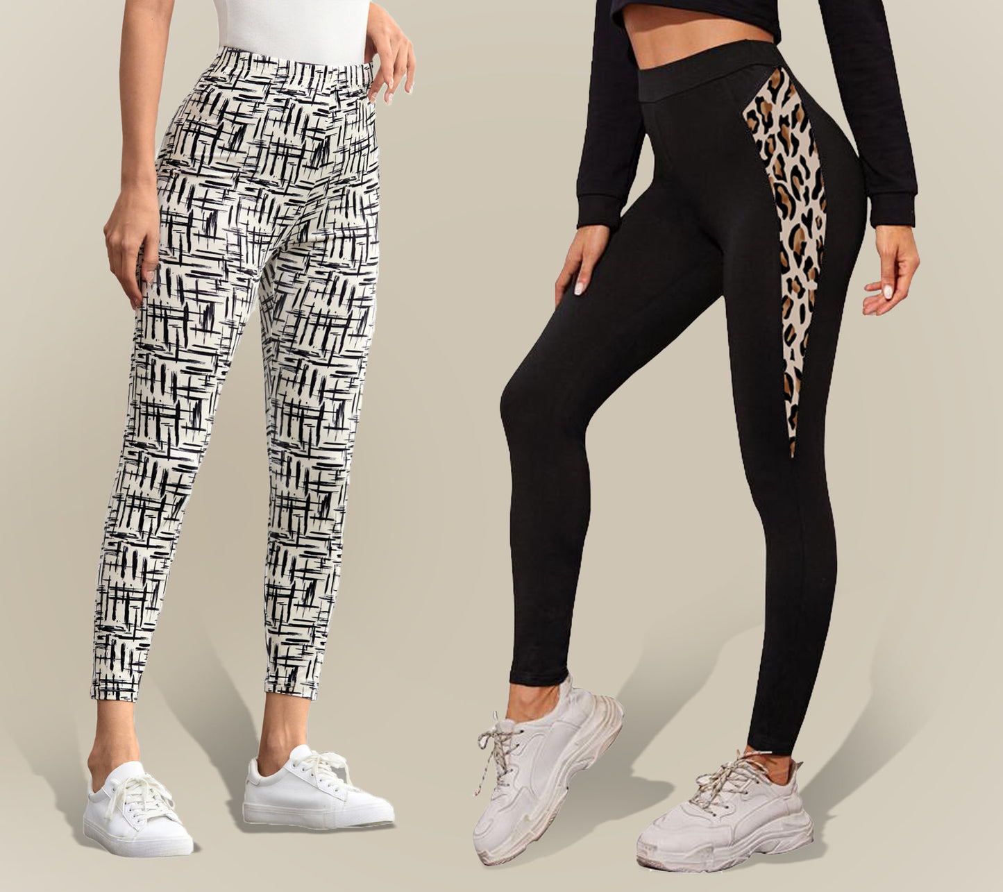 Combo Pack of 2 Leggings for Women