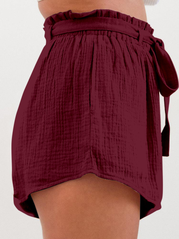 Chic Maroon Shorts for Women | Stylish & Comfortable Summer Fashion