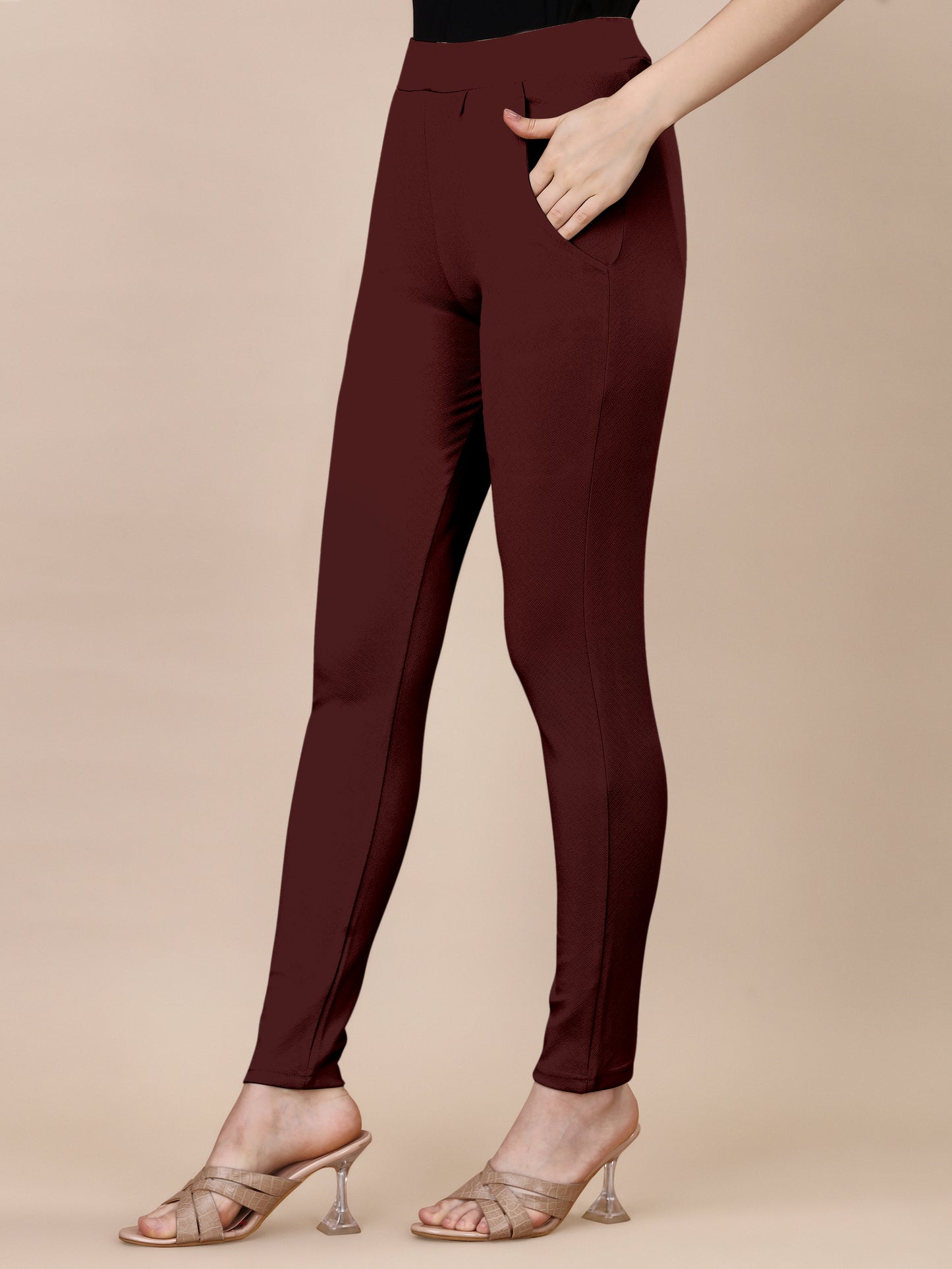 Rich Maroon Palazzo Pants: Timeless Style with Comfortable Sophistication