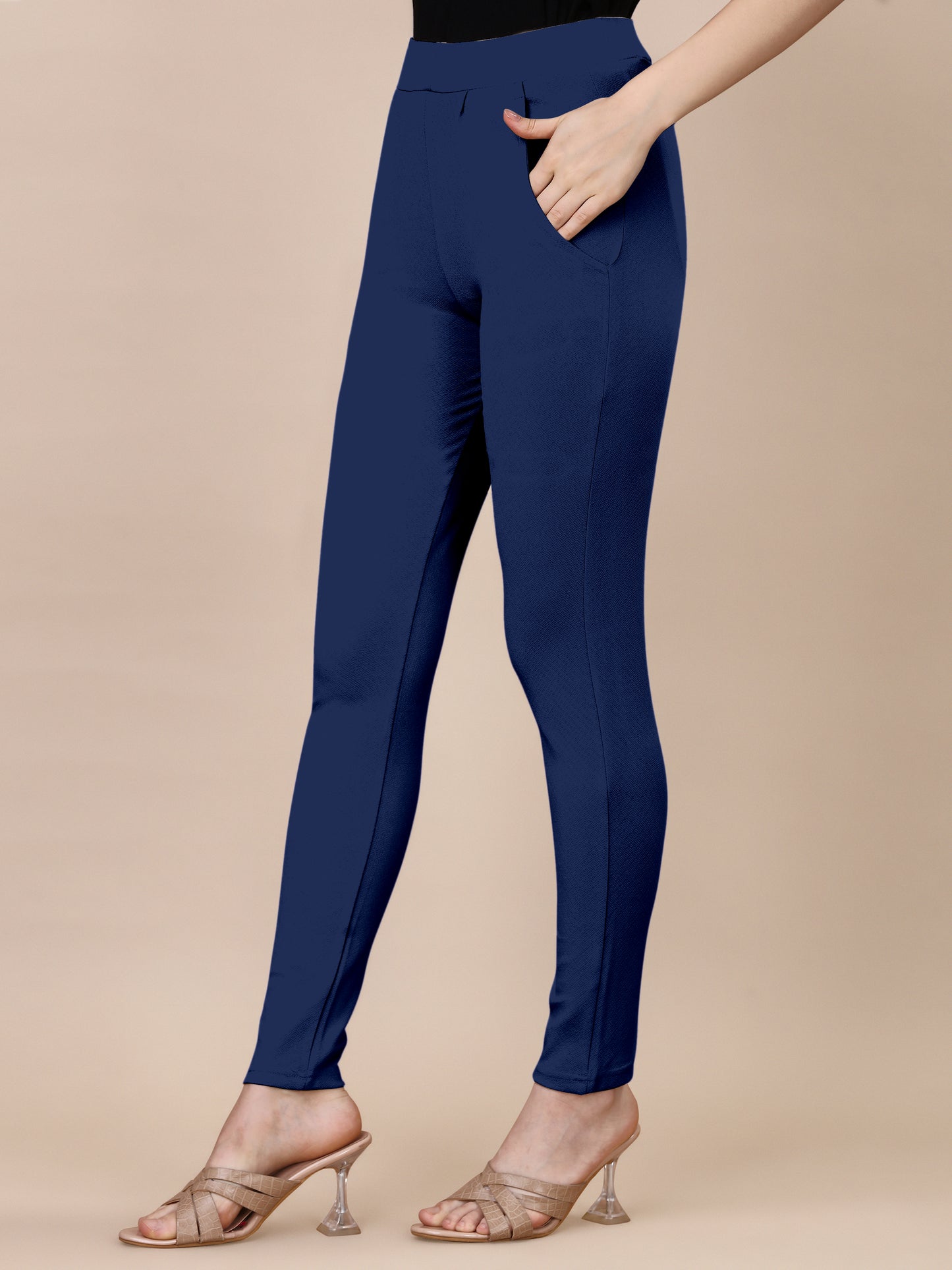 Chic Navy Blue Palazzo Pants: Effortless Style with Comfort and Versatility