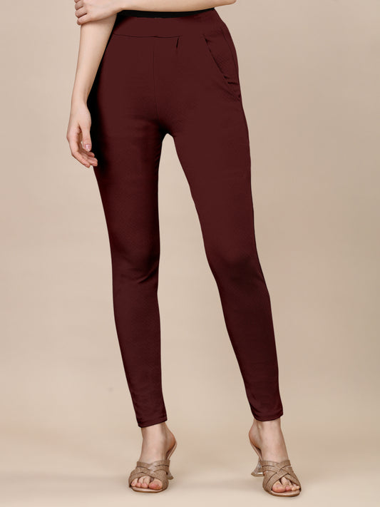 Rich Maroon Palazzo Pants: Timeless Style with Comfortable Sophistication