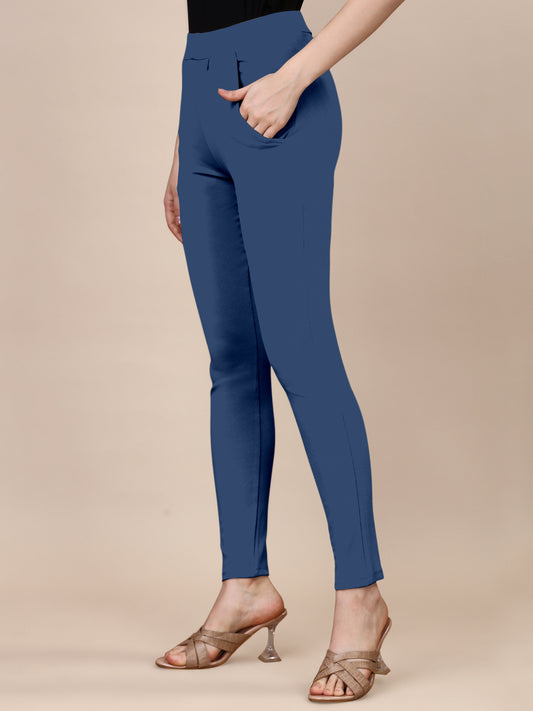 Serene Blue Palazzo Pants: Effortless Elegance and Comfort