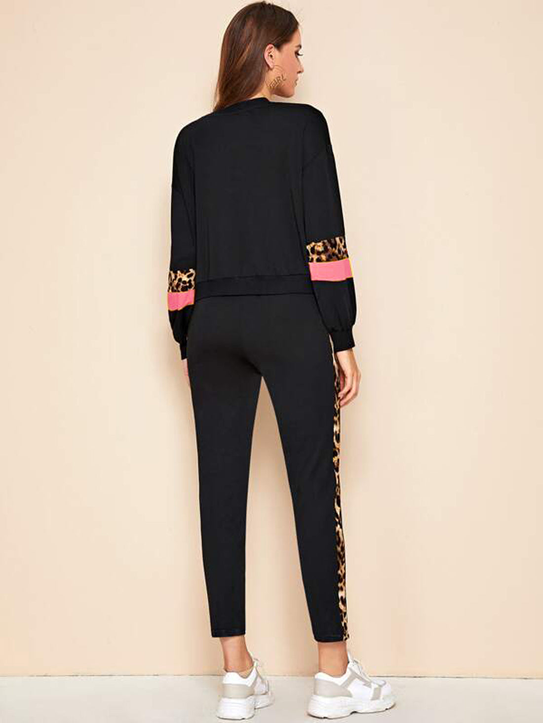 Pink Panther Chic: Women's Animal Pink Box Tracksuit - Embrace Bold Style and Comfort!