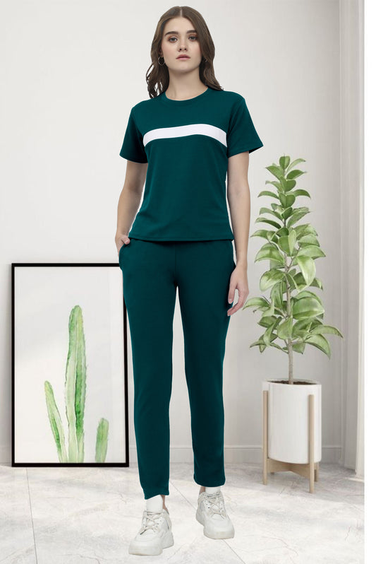 New AS Cotton Green Tracksuit | Fresh & Comfortable Activewear for Everyday Wear