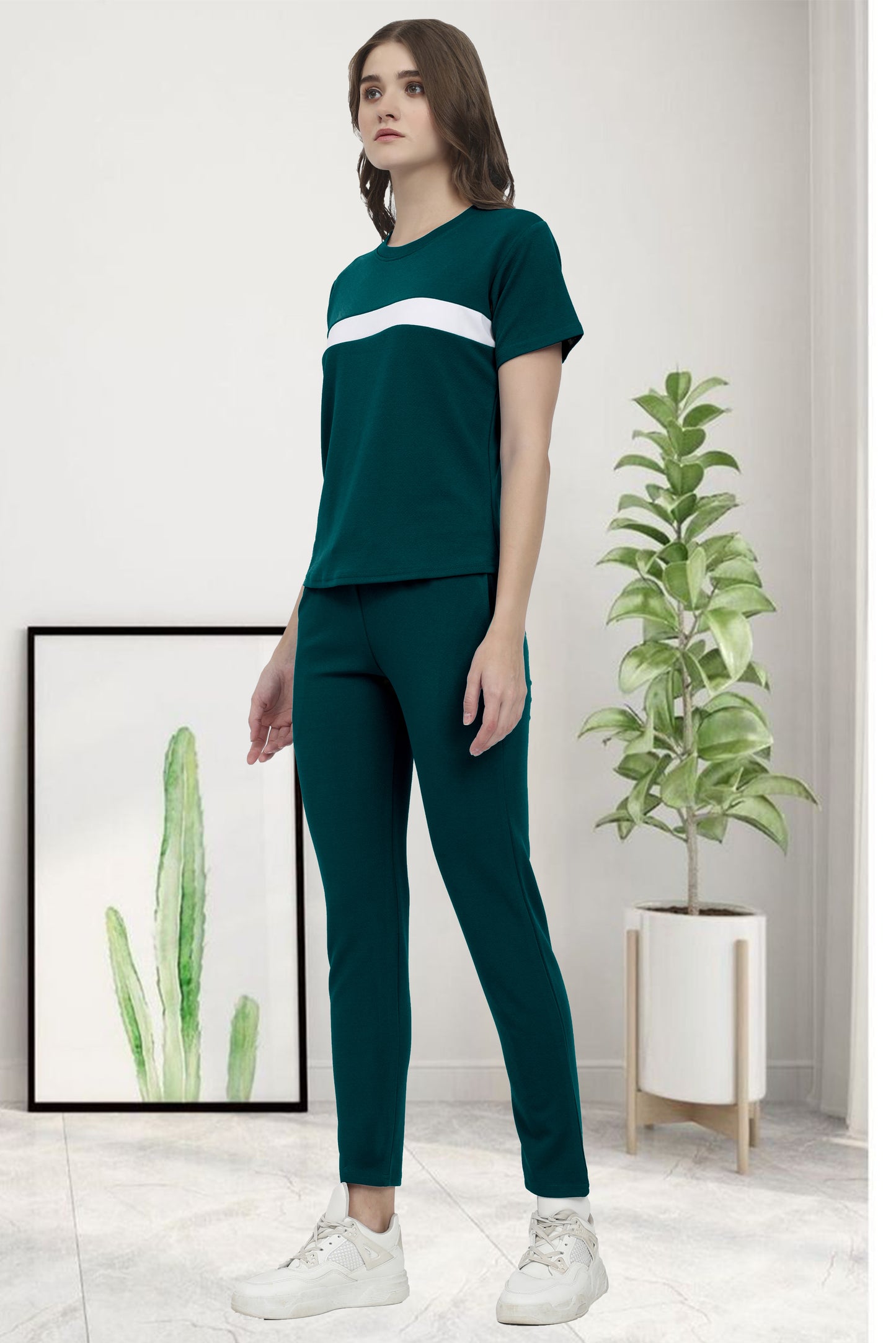 New AS Cotton Green Tracksuit | Fresh & Comfortable Activewear for Everyday Wear