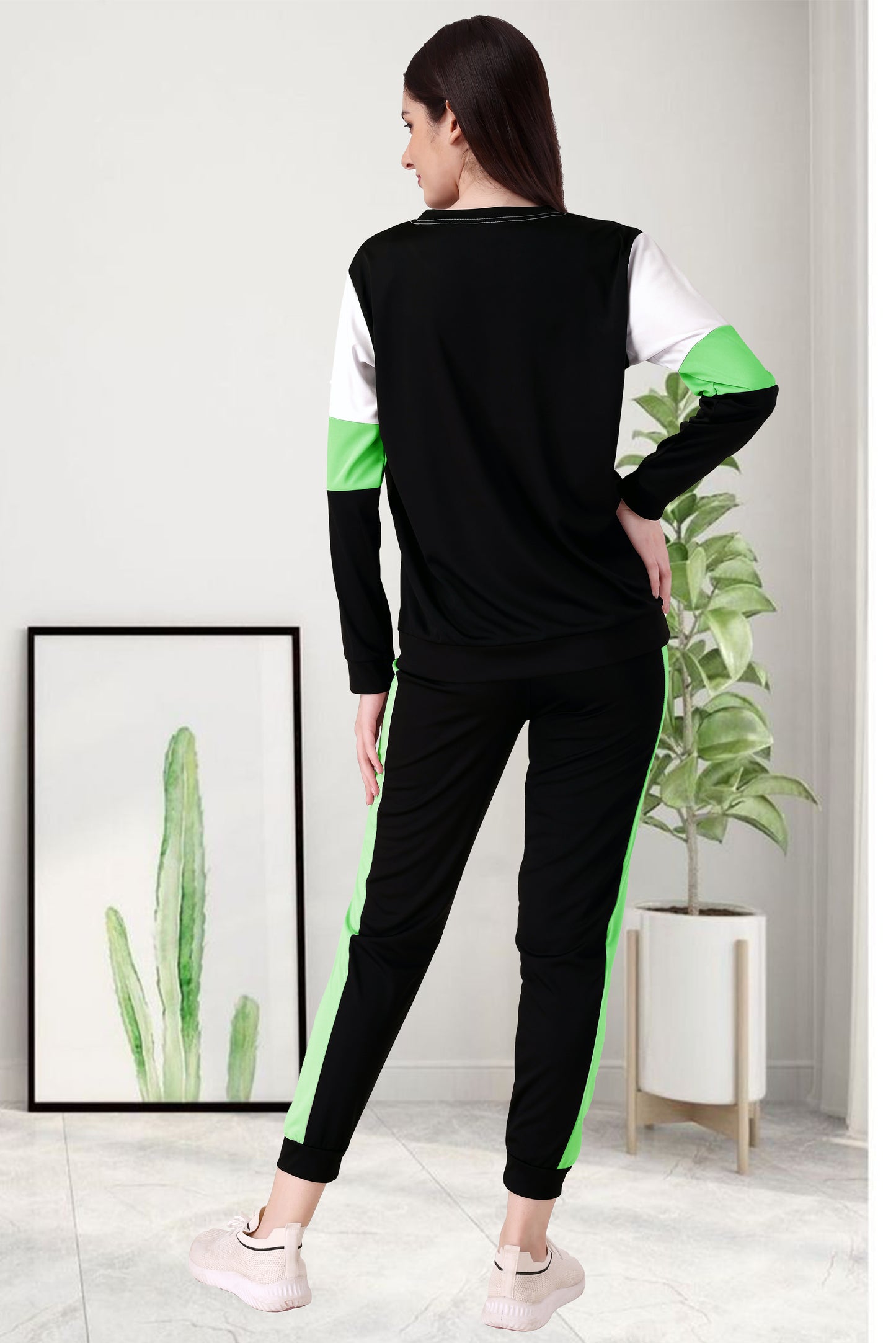 Honey Green Tracksuit for Women | Fresh & Stylish Activewear in Lush Green