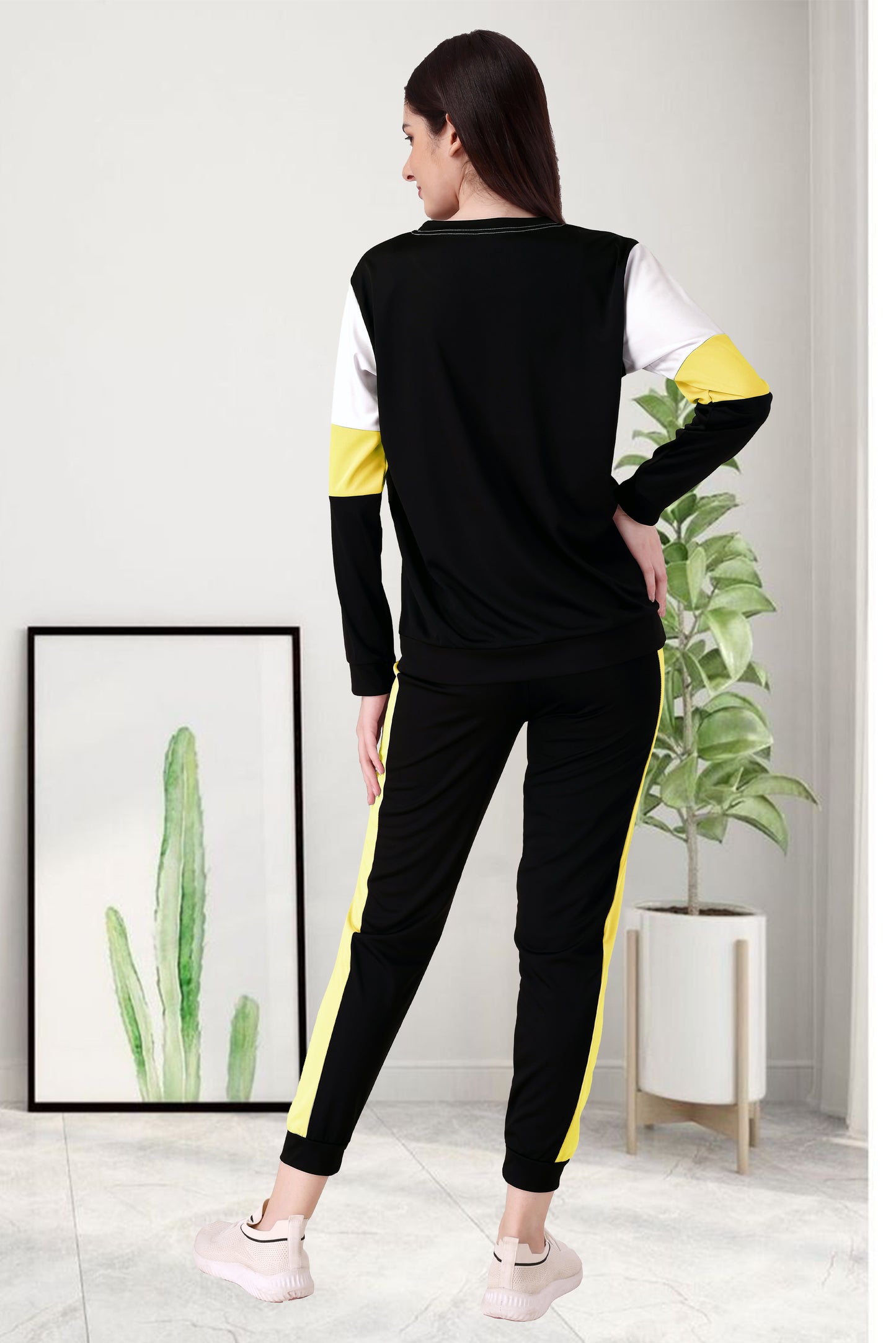 Honey Yellow Tracksuit for Women | Bright & Cheerful Activewear in Sunny Yellow