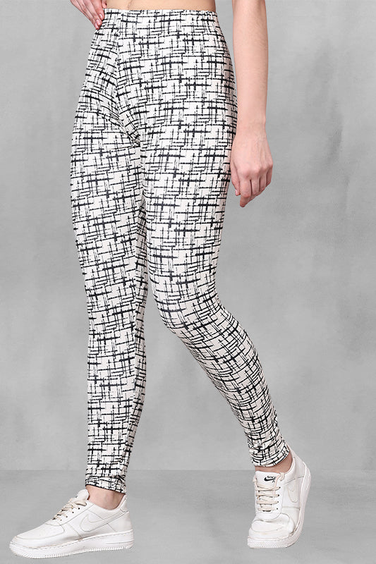 Flexible Lycra 4-Way Stretch Full-Length Leggings | Ultimate Comfort & Fit