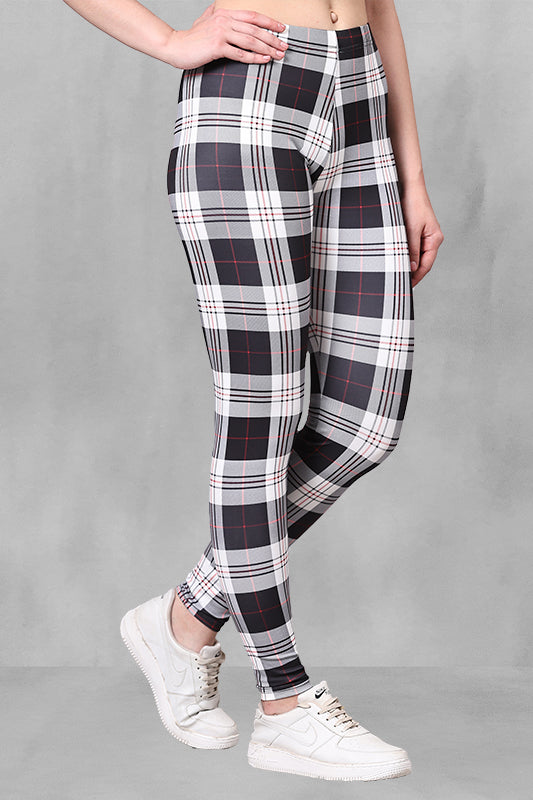 High-Performance Lycra 4-Way Stretch Leggings | Full-Length for Unmatched Comfort & Flexibility