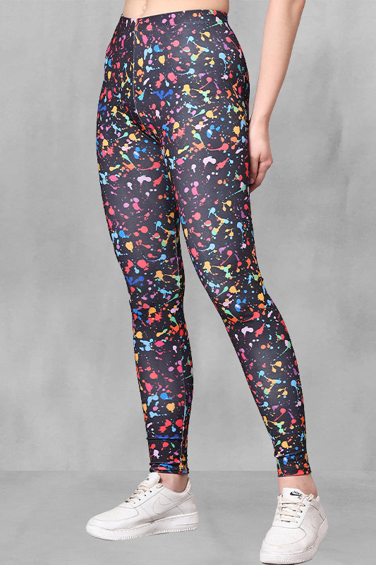 Lycra 4-Way Stretch Full Leggings: Move with Ease and Comfort