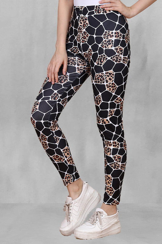 Lycra 4-Way Stretch Full Leggings: Seamless Comfort and Flexibility