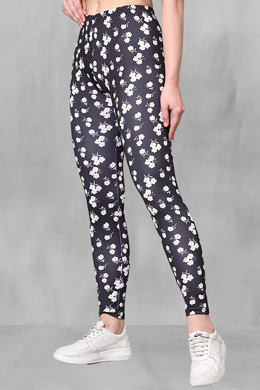 High-Performance Lycra 4-Way Stretch Leggings | Full-Length for Ultimate Comfort & Mobility