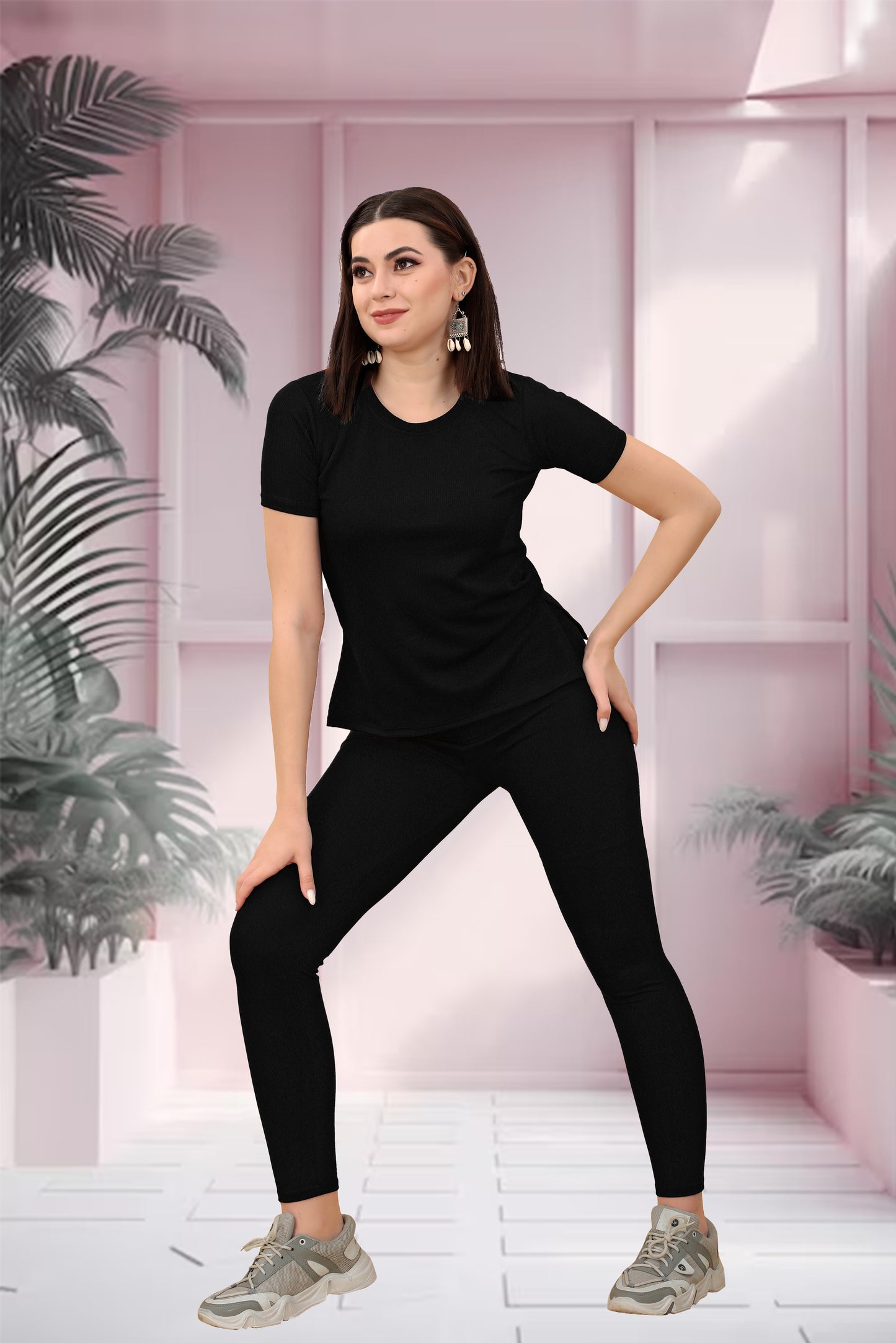 Timeless Sophistication: Mario Women's Black Tracksuit - Effortless Style for Every Activity!