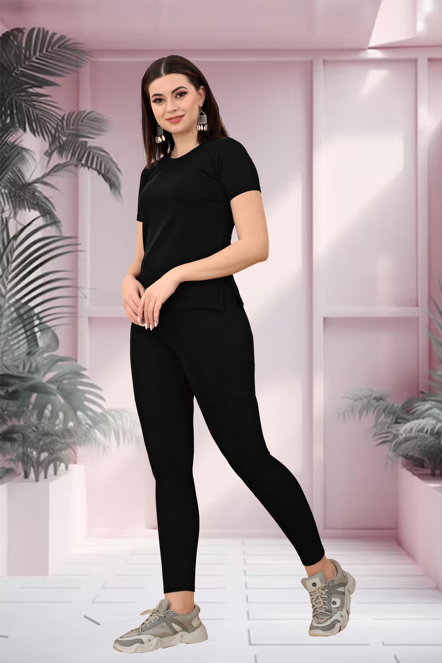 Timeless Sophistication: Mario Women's Black Tracksuit - Effortless Style for Every Activity!