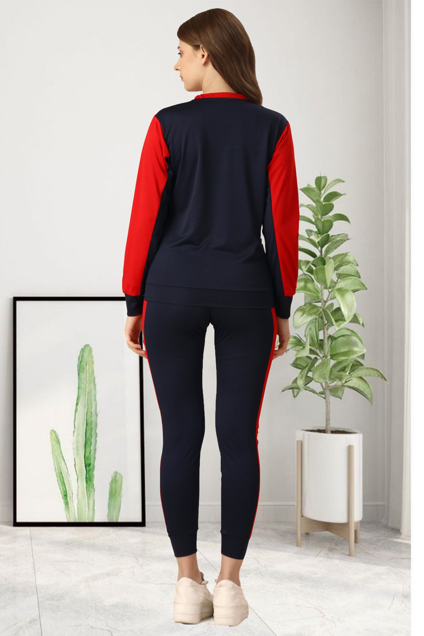 Model Red Tracksuit for Women | Bold & Trendy Activewear in Vibrant Red