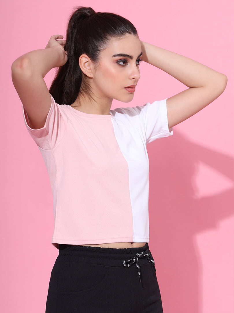 Half Pink Tops: Effortless Charm and Casual Elegance
