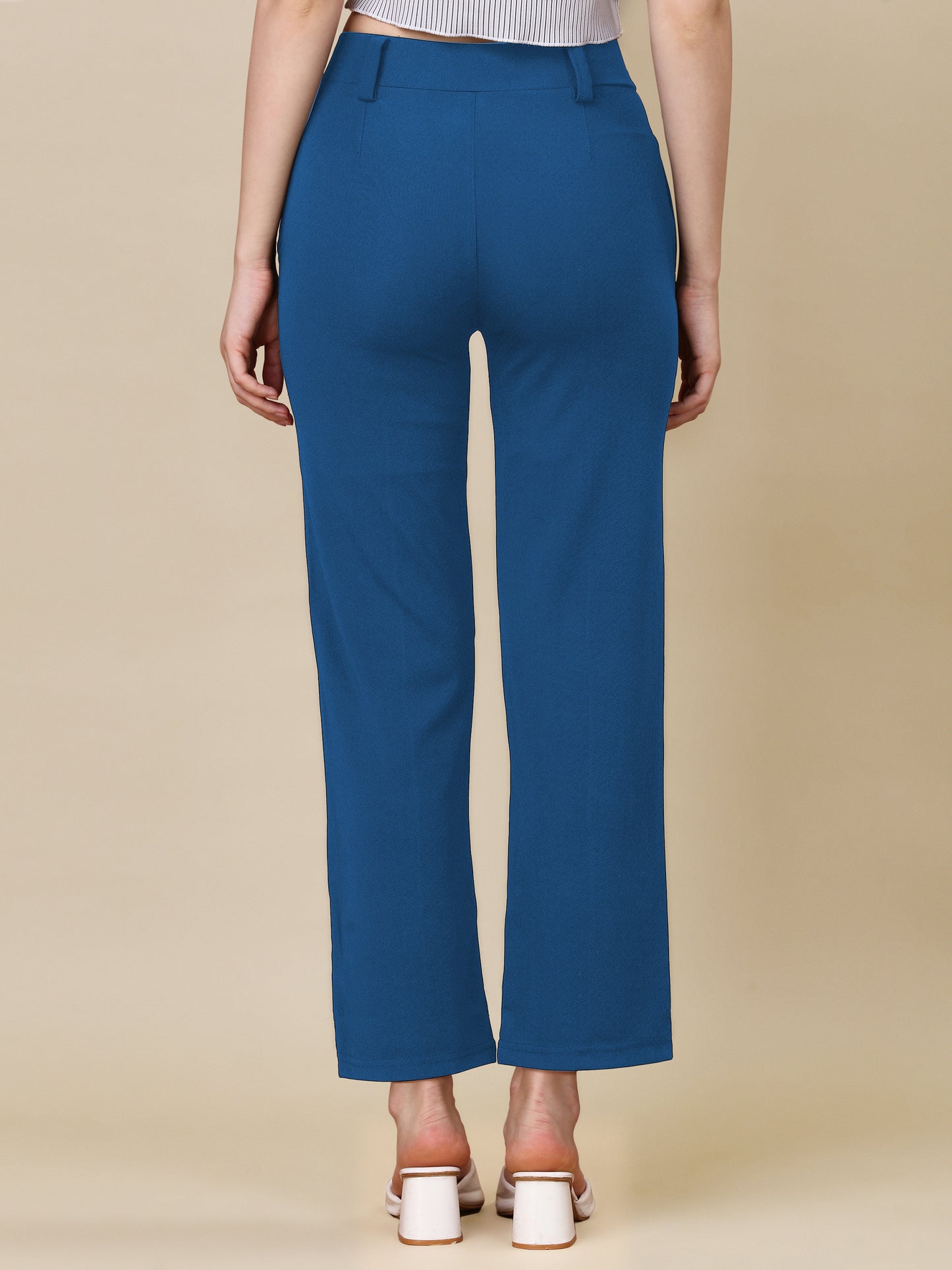 Airforce Blue Palazzo Pants: Effortless Elegance for Any Wardrobe