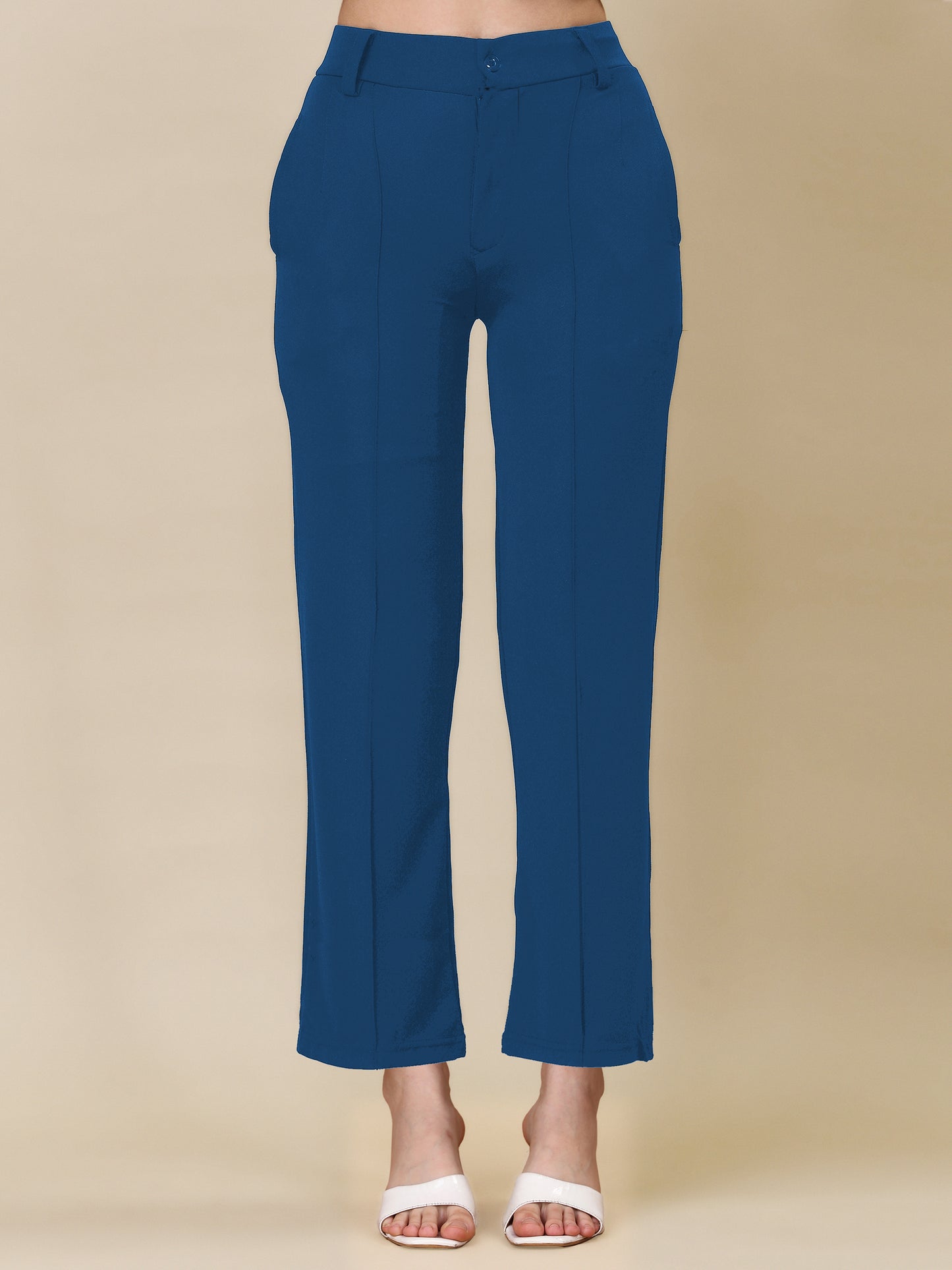 Airforce Blue Palazzo Pants: Effortless Elegance for Any Wardrobe