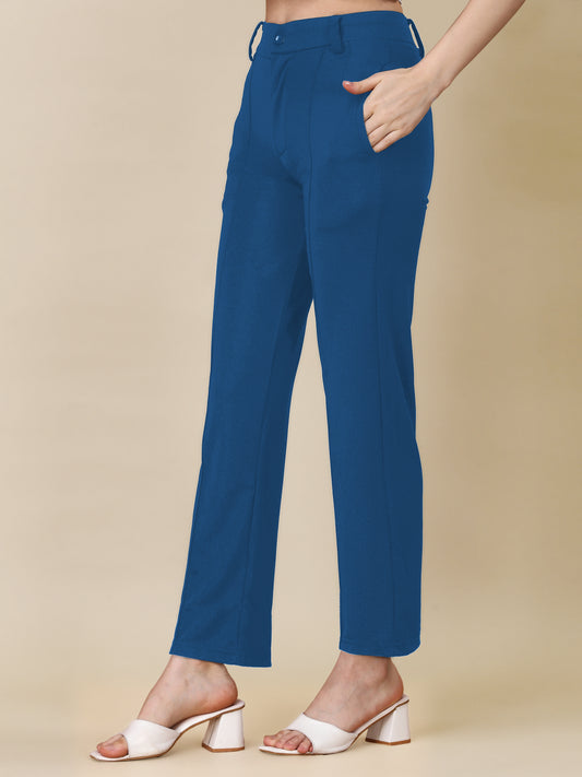 Airforce Blue Palazzo Pants: Effortless Elegance for Any Wardrobe