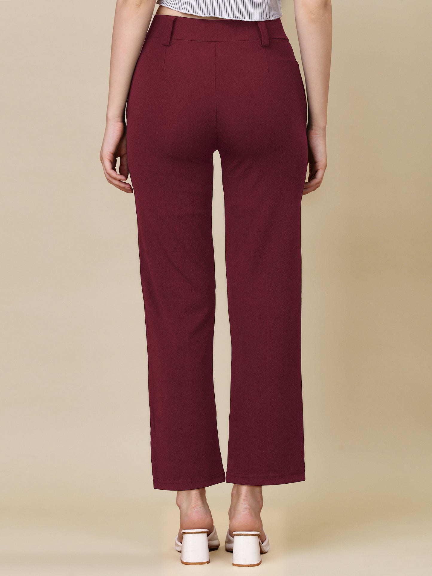 Stylish Maroon Palazzo Pants: Elevate Your Wardrobe with Chic Comfort