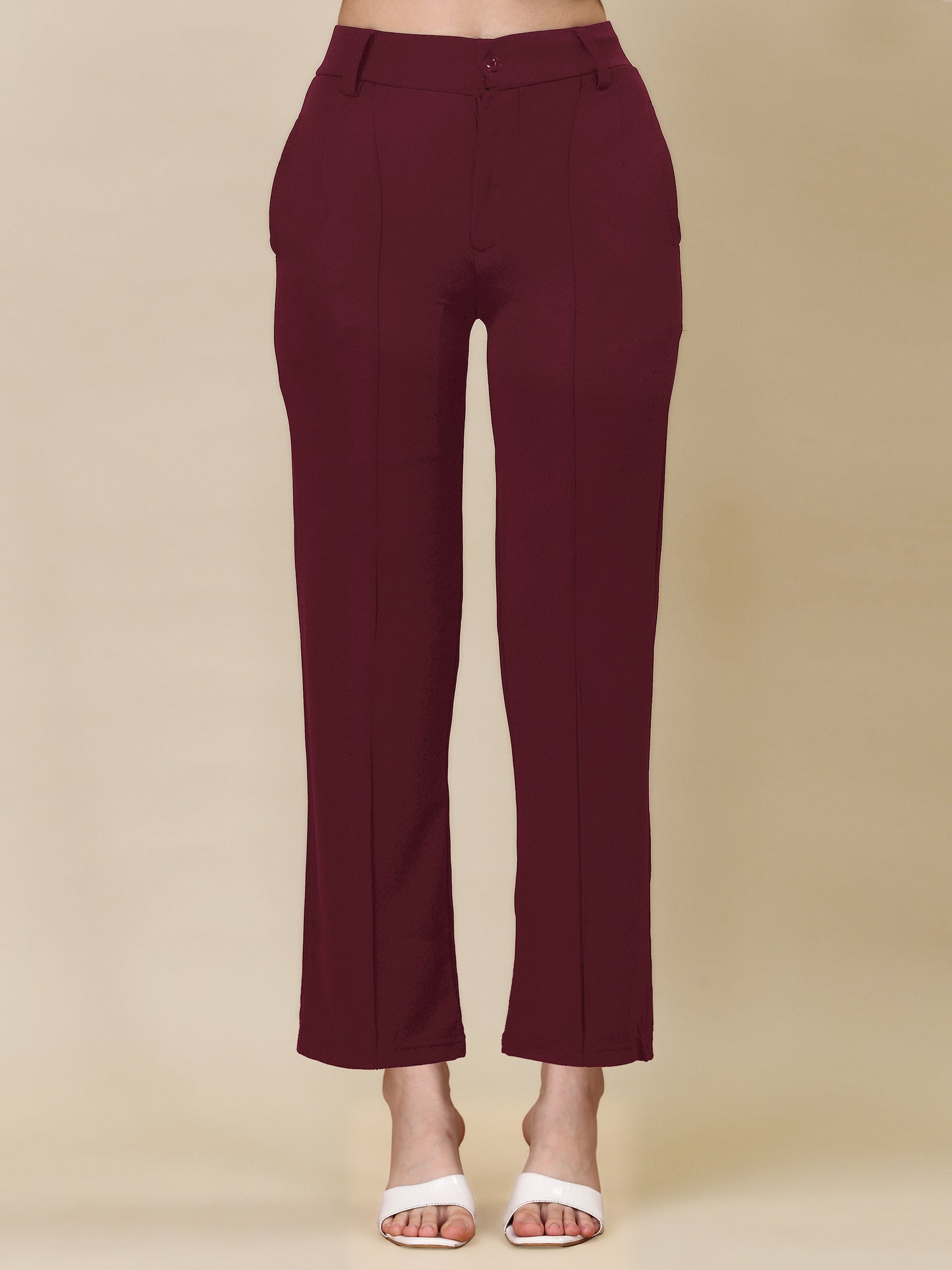 Stylish Maroon Palazzo Pants: Elevate Your Wardrobe with Chic Comfort