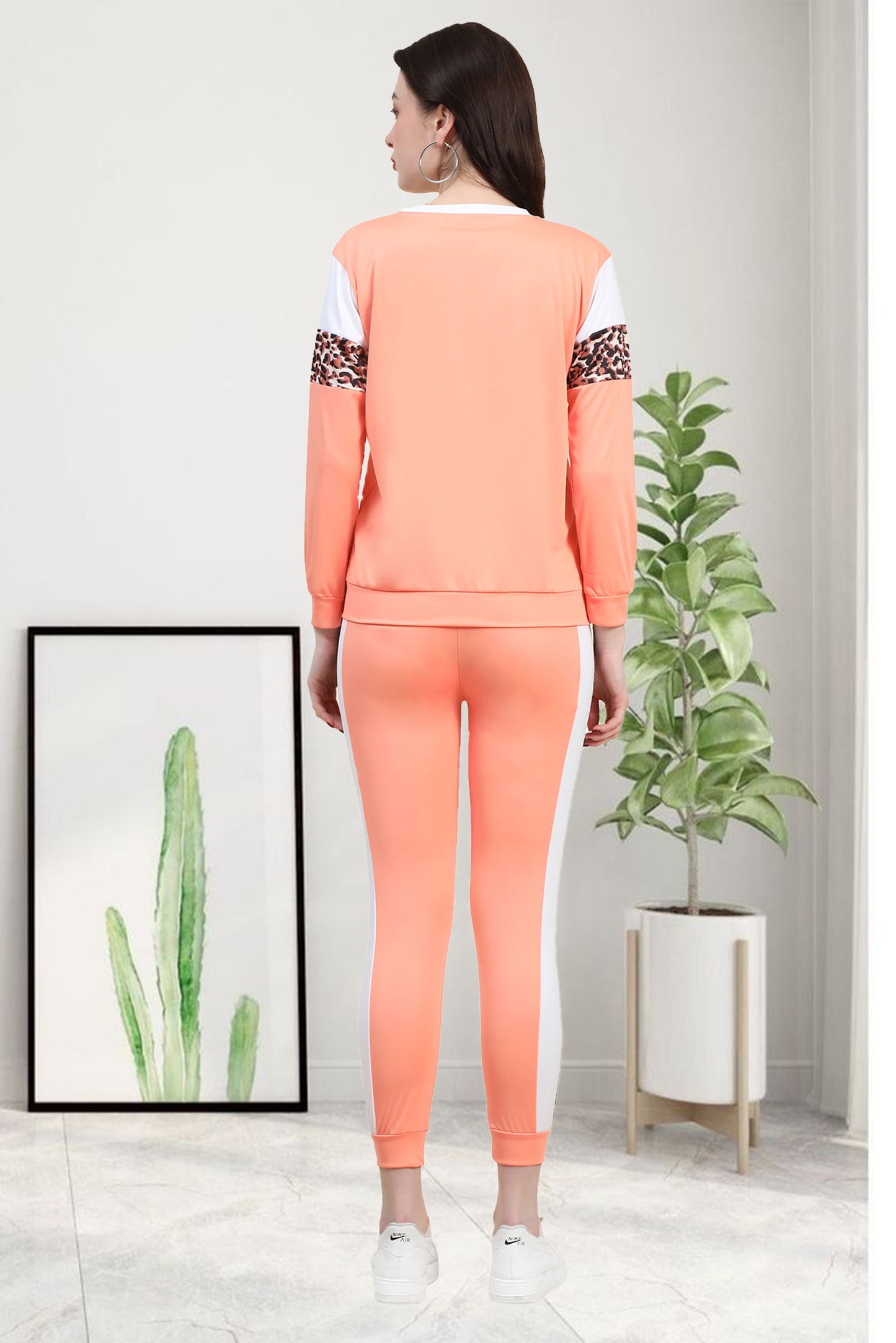 T1 Peach Tracksuit for Women | Elegant & Comfortable Activewear in Soft Peach