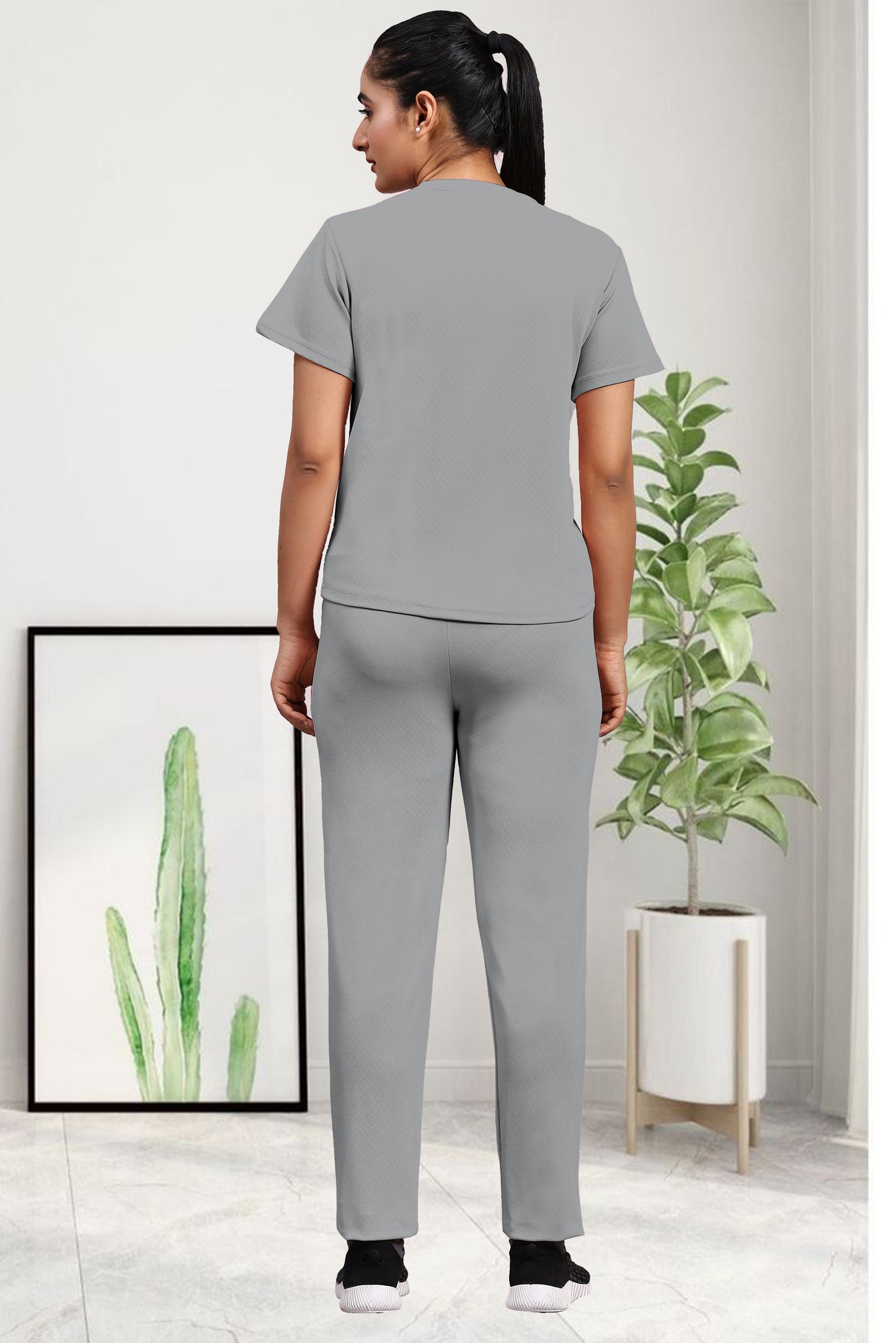 Side Cat Grey Tracksuit | Modern & Comfortable Activewear with Sleek Design