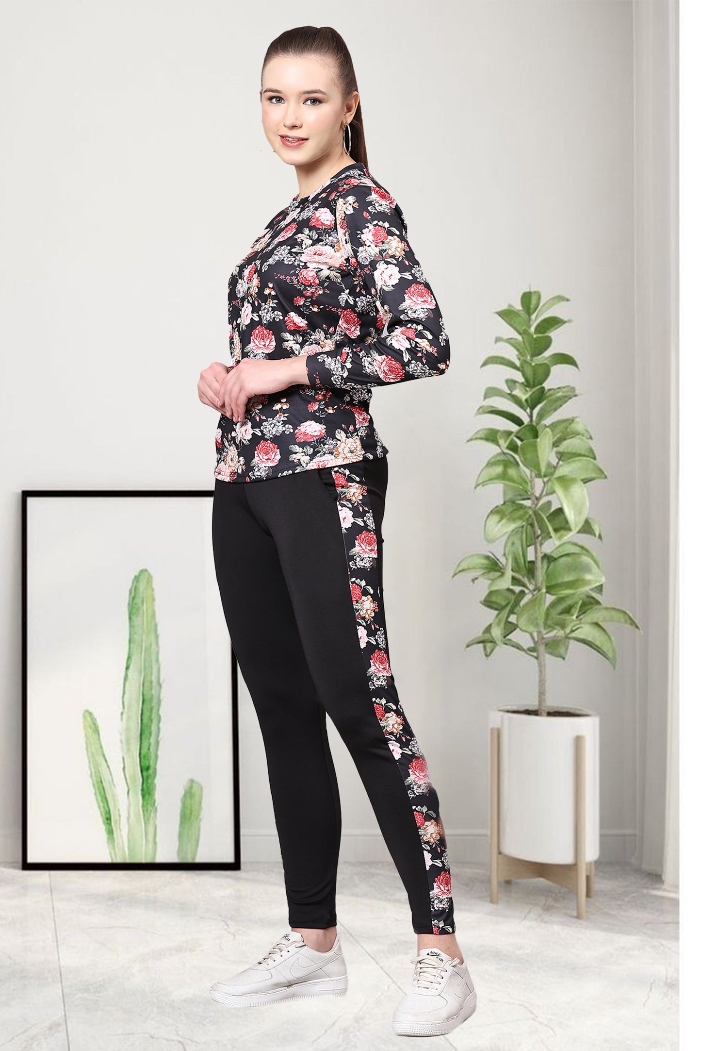 Flower Print Tracksuit: Blossom into Comfort and Style