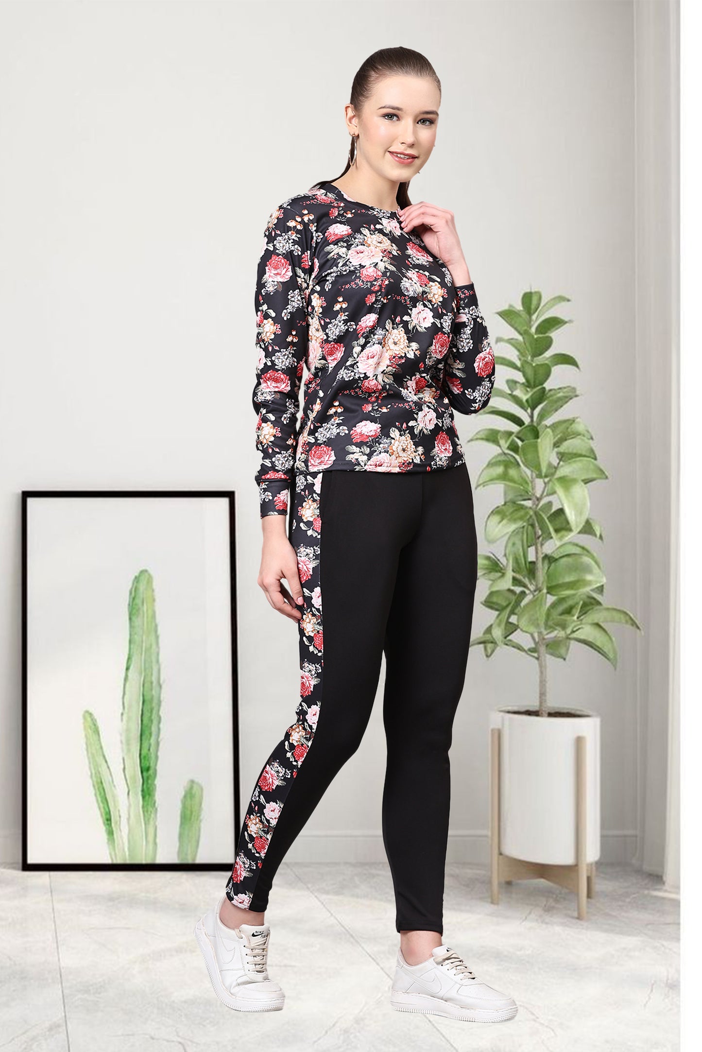 Flower Print Tracksuit: Blossom into Comfort and Style