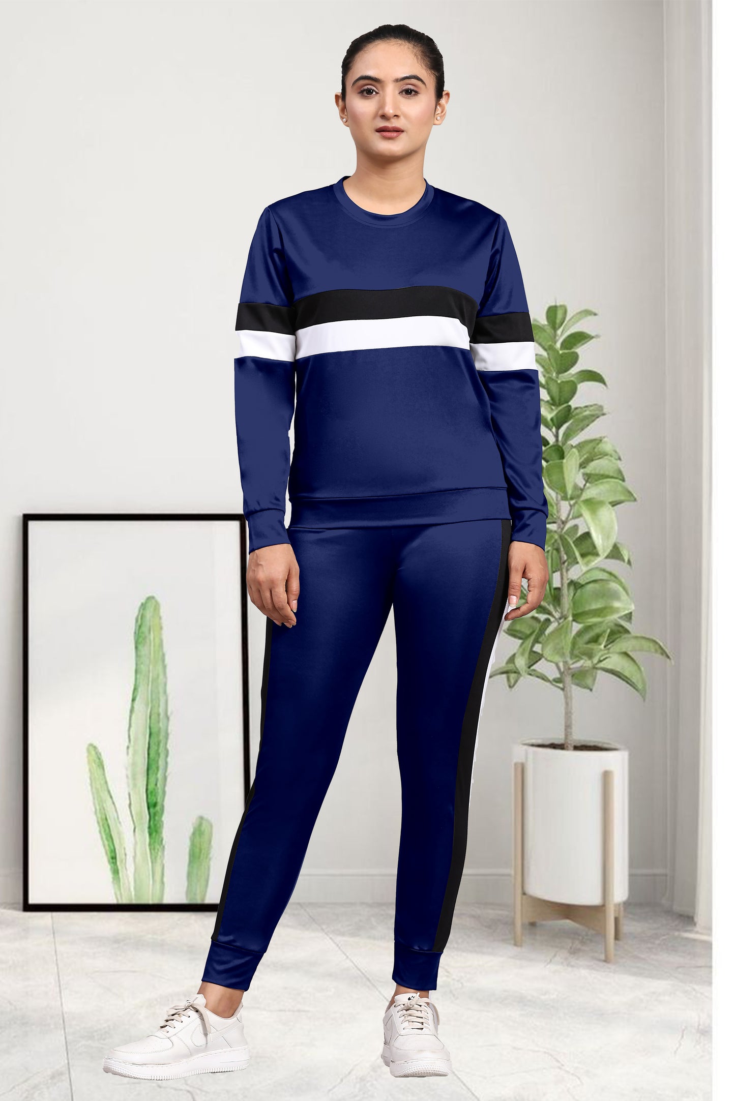 Zara Full Blue Tracksuit for Women | Elegant & Comfortable All-Blue Activewear