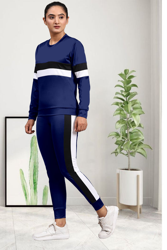 Zara Full Blue Tracksuit for Women | Elegant & Comfortable All-Blue Activewear