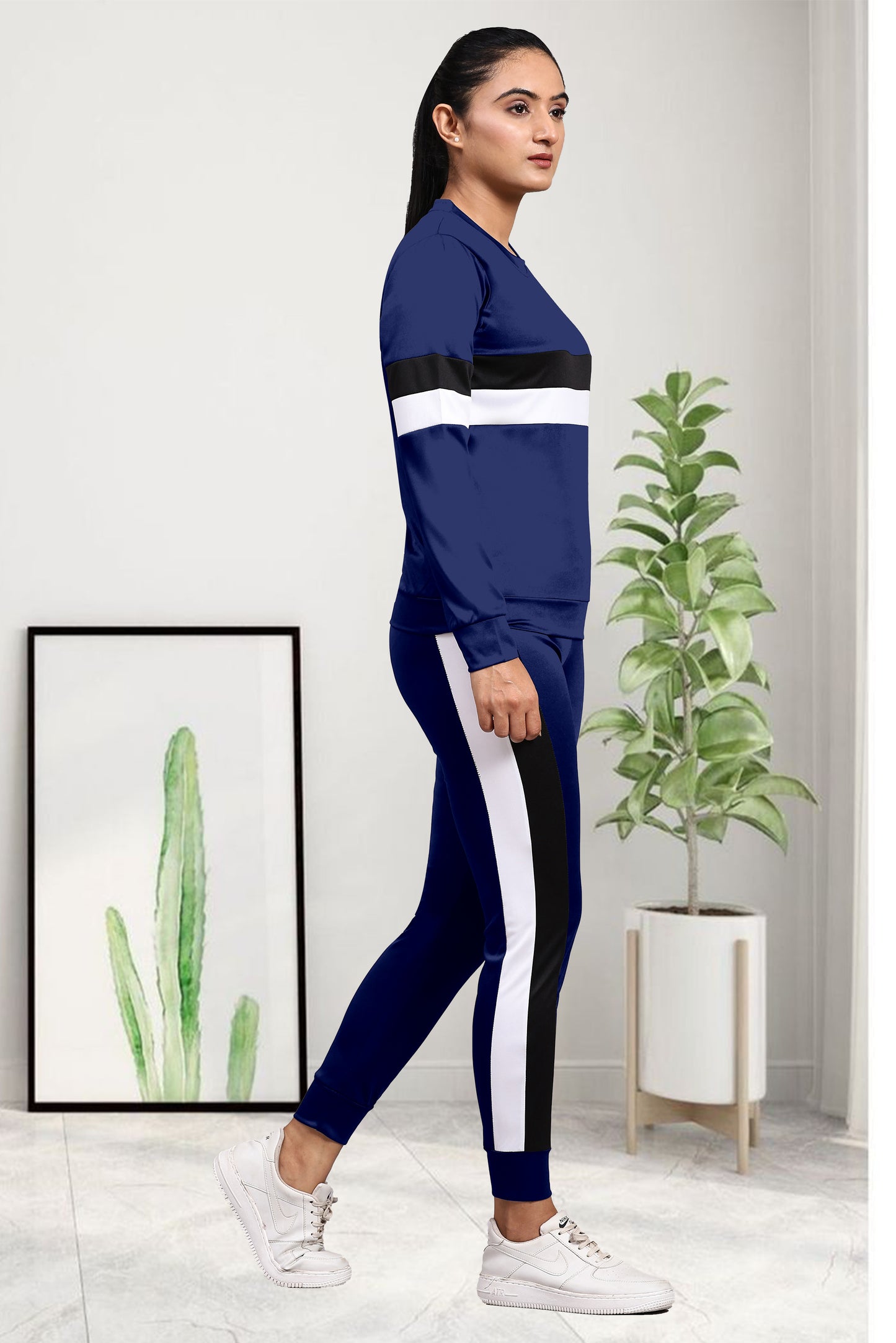 Zara Full Blue Tracksuit for Women | Elegant & Comfortable All-Blue Activewear