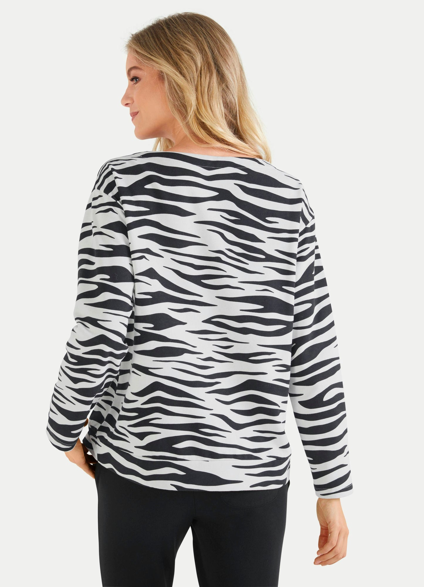 Zebra Print Full Sleeve Tops: Wildly Chic Fashion Statement