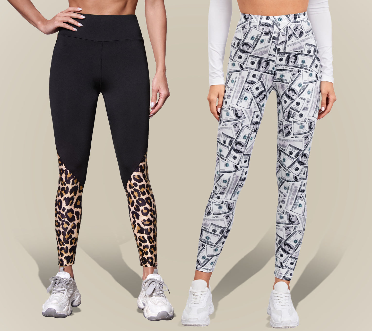 Leggings - Multicolor Delights for Comfort and Style Pack of 2