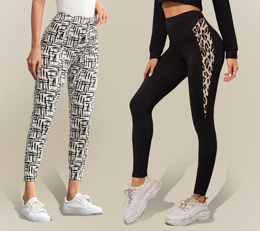 Combo Pack of 2 Leggings for Women